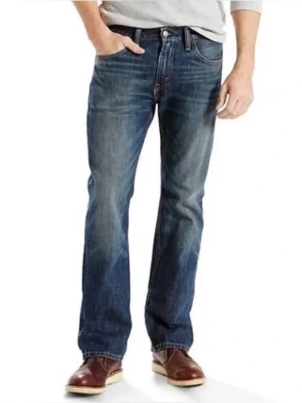 NWT Levi’s 527 Slim Bootcut Jeans New 36 X 36 Waist Stretches to 38”